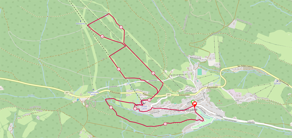 Up/Downhill race W/M mapa